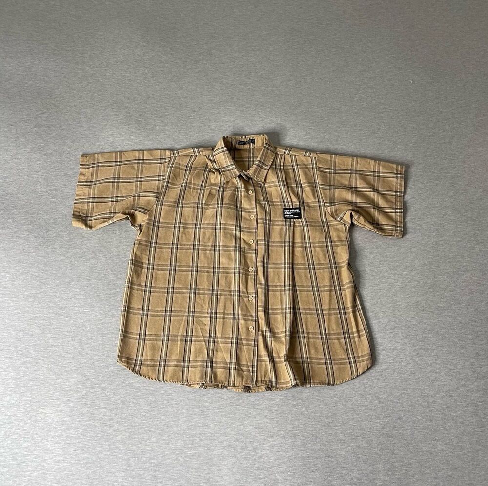 SHEIN Men's Dazy New Design Plaid Button Up Shirt
